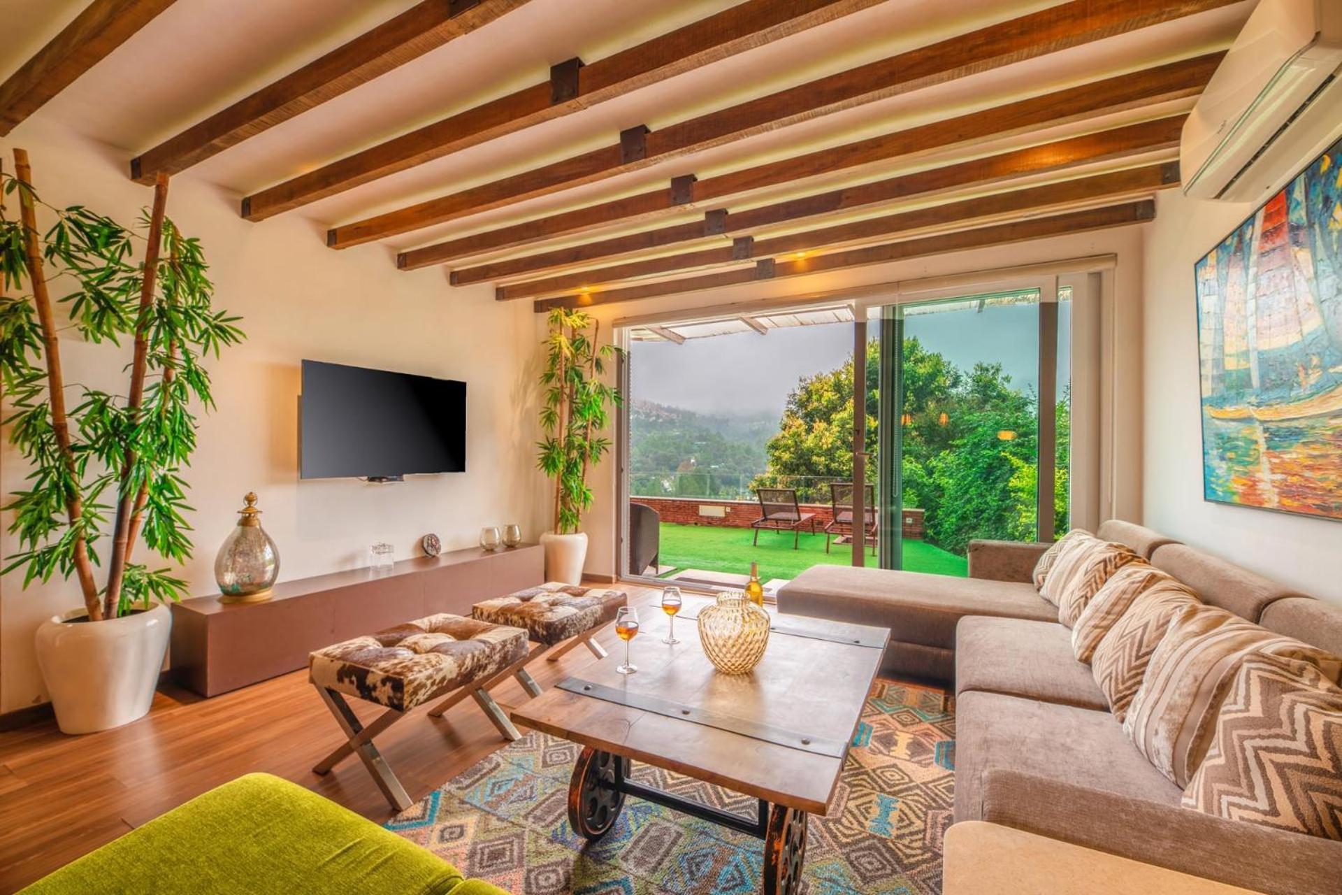 Stayvista At Oberoi'S Chalet Bhimtal Bagian luar foto
